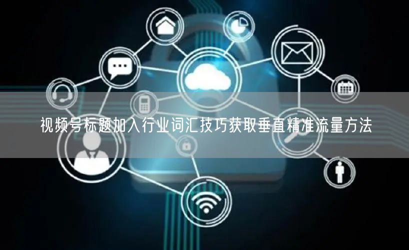 视频号标题加入行业词汇技巧获取垂直精准流量方法